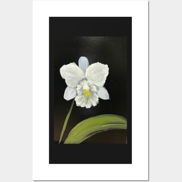 White Orchidia Wall Art by artdesrapides
